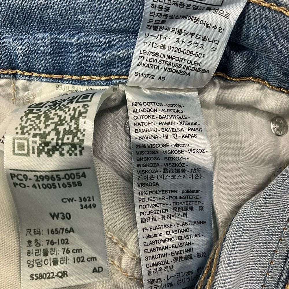 LEVI’S Mid Length Jean Shorts - Picture 5 of 5